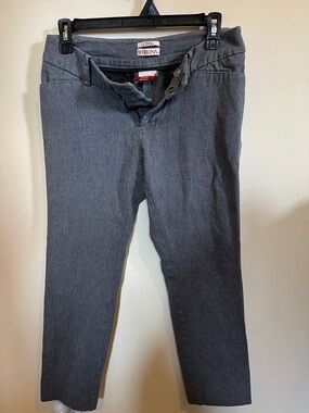 Merona Dark Gray Stretch Straight Pants